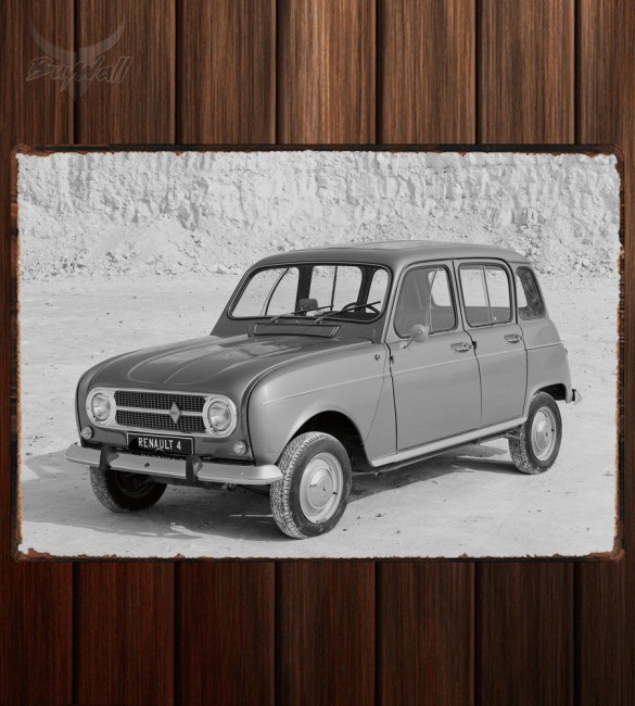 Металлическая табличка Renault 4 574 Металлическая табличка Renault 4 574